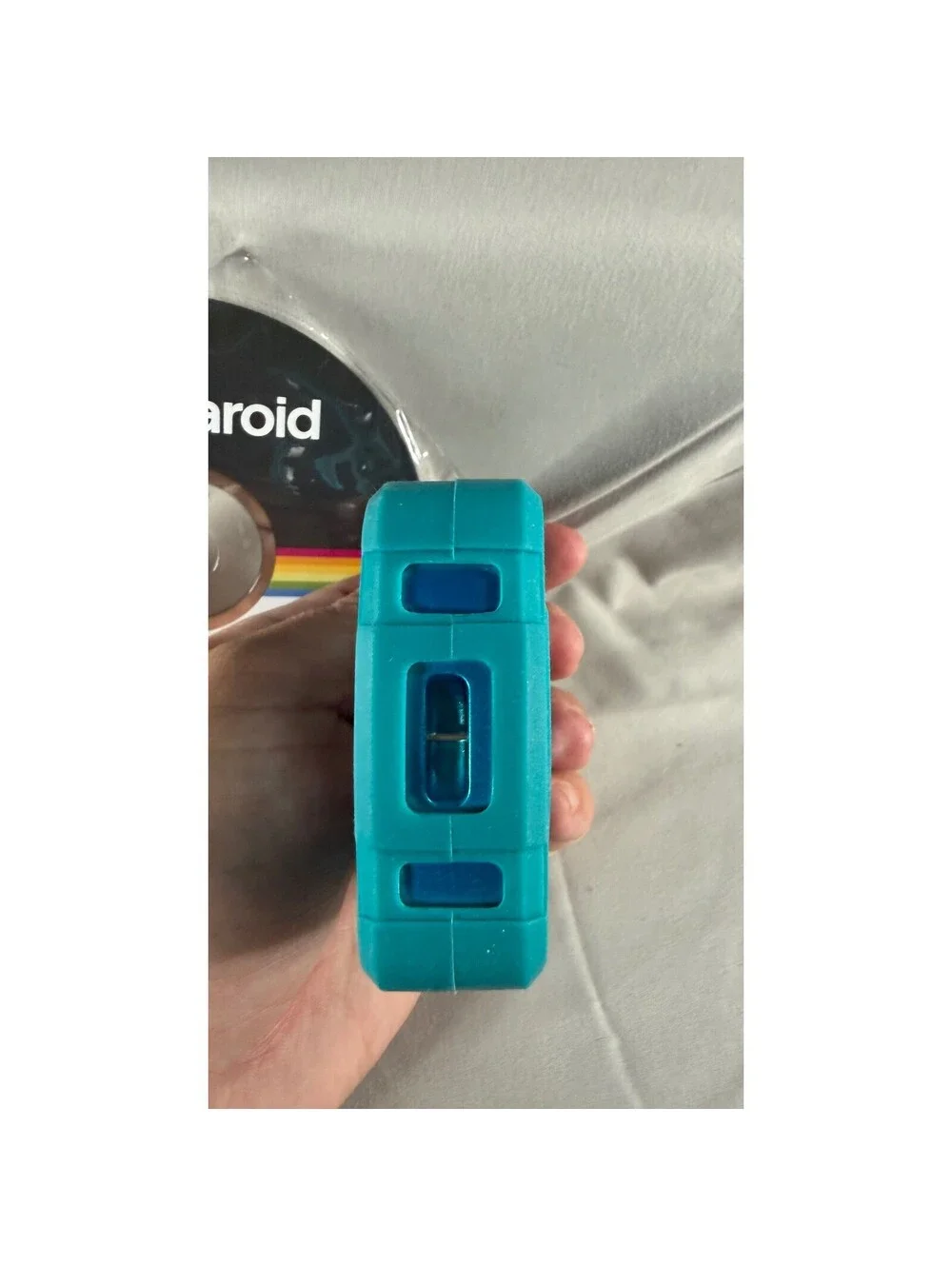 Polaroid Digital Camera Teal Blue with Silicone Case and Software Disc 0010718